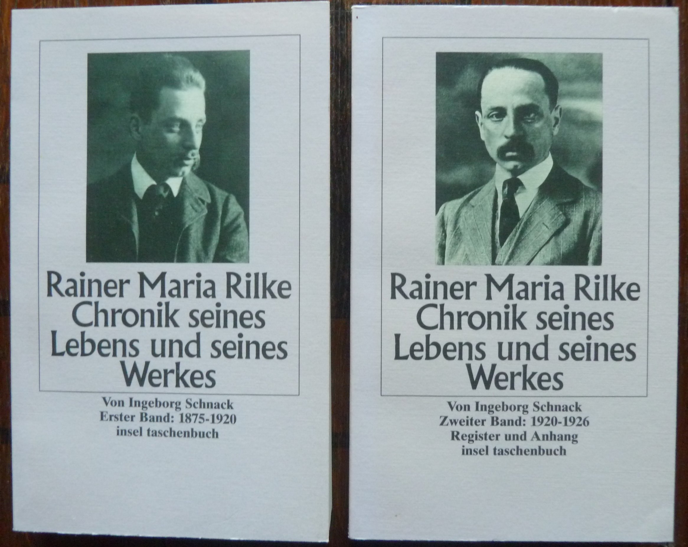 Rainer Maria Rilke. Chronik seines Lebens und seines Werkes
