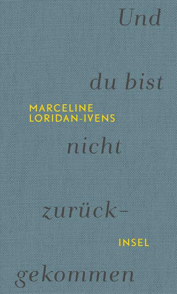 Und du bist nicht zurückgekommen