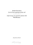Grosser Gesang vom ausgerotteten jüdischen Volk