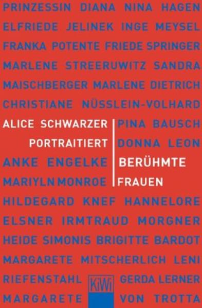 Alice Schwarzer porträtiert Vorbilder und Idole