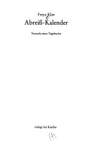 Abreiss-Kalender