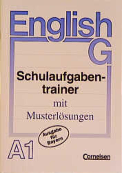 English G. Ausgabe A für Bayern / Band 1: 5. Jahrgangsstufe - Schulaufgabentrainer