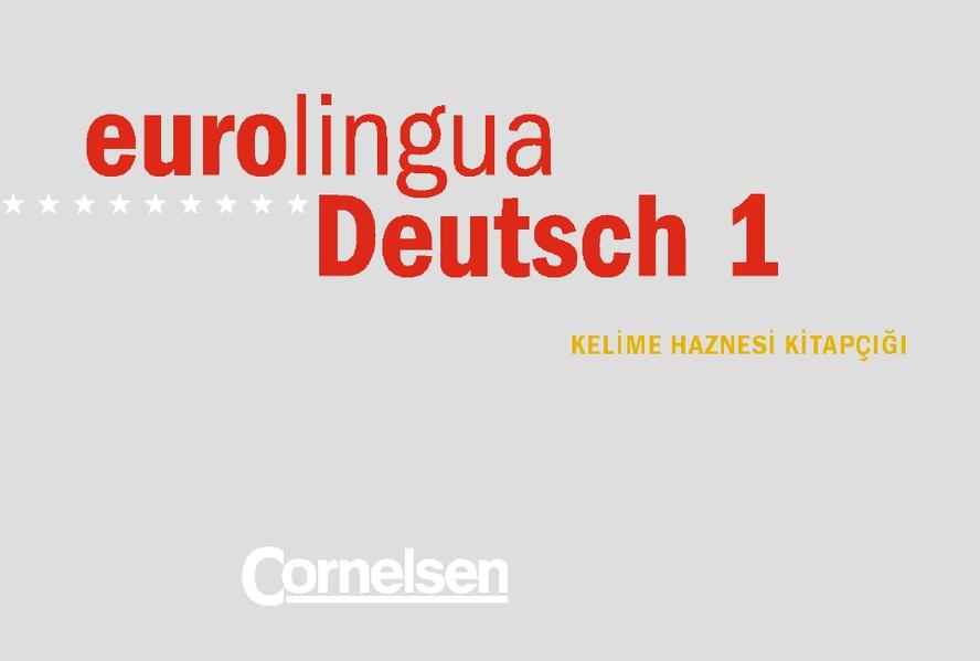eurolingua. Deutsch als Fremdsprache / Band 1 - Deutsch-Türkisch