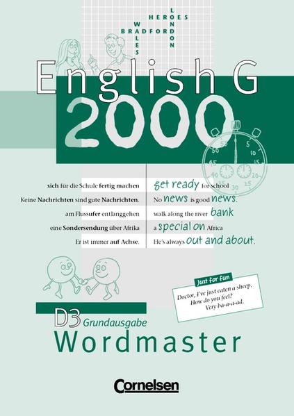 English G 2000 - Grundausgabe D / Band 3: 7. Schuljahr - Wordmaster
