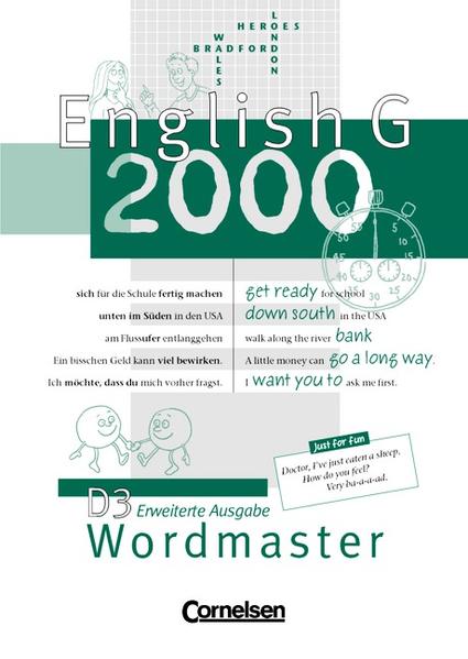 English G 2000 - Erweiterte Ausgabe D / Band 3: 7. Schuljahr - Wordmaster