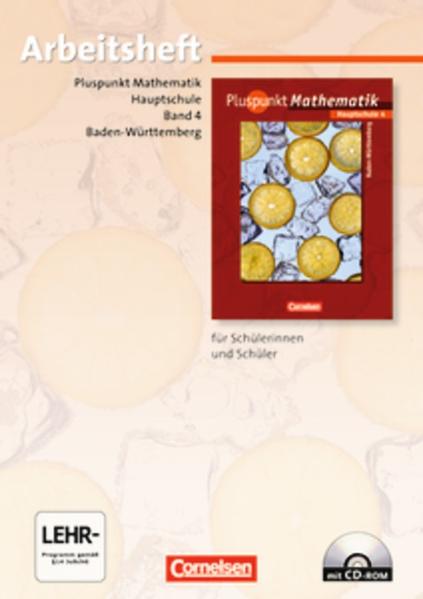 Pluspunkt Mathematik - Baden-Württemberg - Bisherige Ausgabe / Band 4 - Arbeitsheft mit Lösungen und CD-ROM