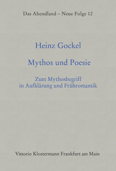 Mythos und Poesie
