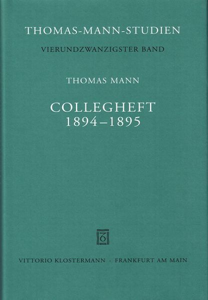 Collegheft 1894-1895