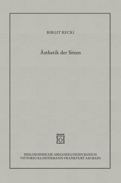 Ästhetik der Sitten
