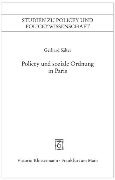 Polizei und soziale Ordnung in Paris