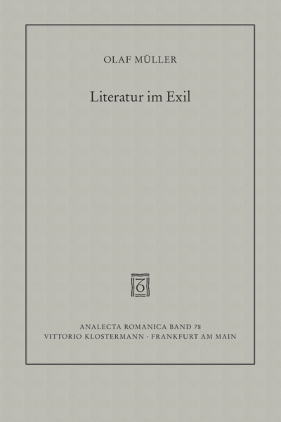 Literatur im Exil