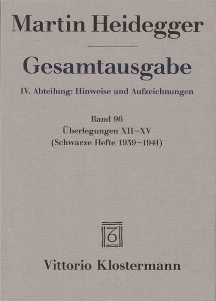 Überlegungen XII - XV