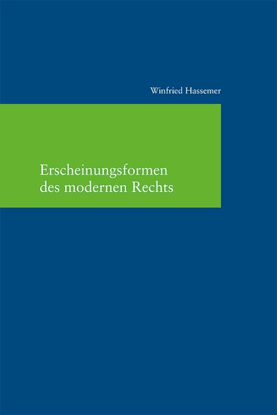 Erscheinungsformen des modernen Rechts