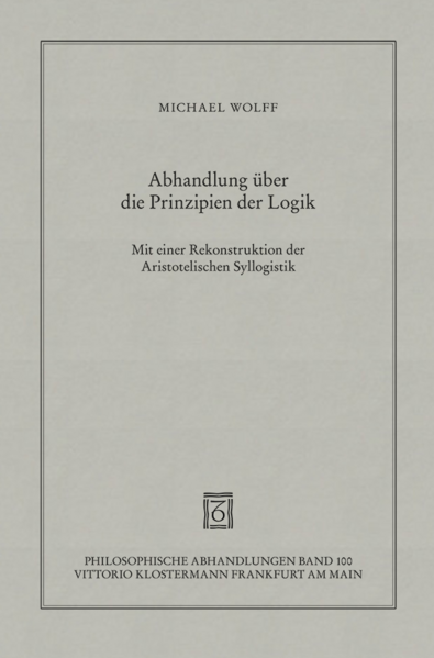 Abhandlung über die Prinzipien der Logik