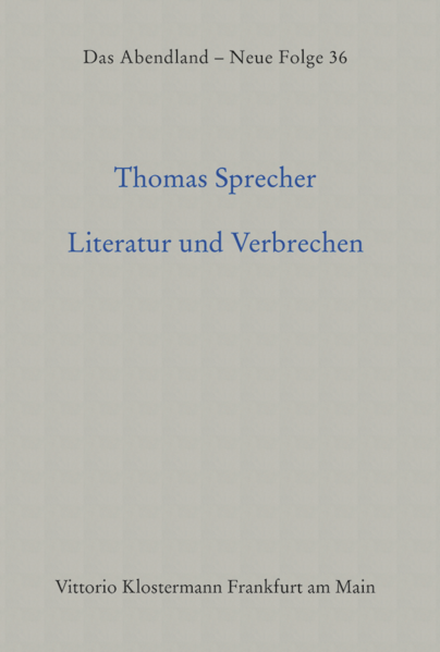 Literatur und Verbrechen