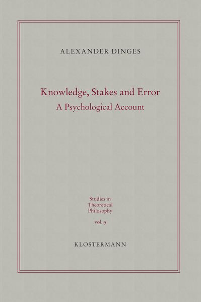 Knowledge, Stakes and Error
