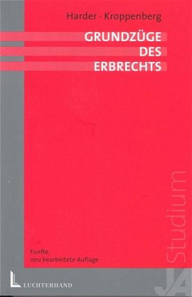 Grundzüge des Erbrechts