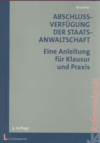 Abschlussverfügung der Staatsanwaltschaft