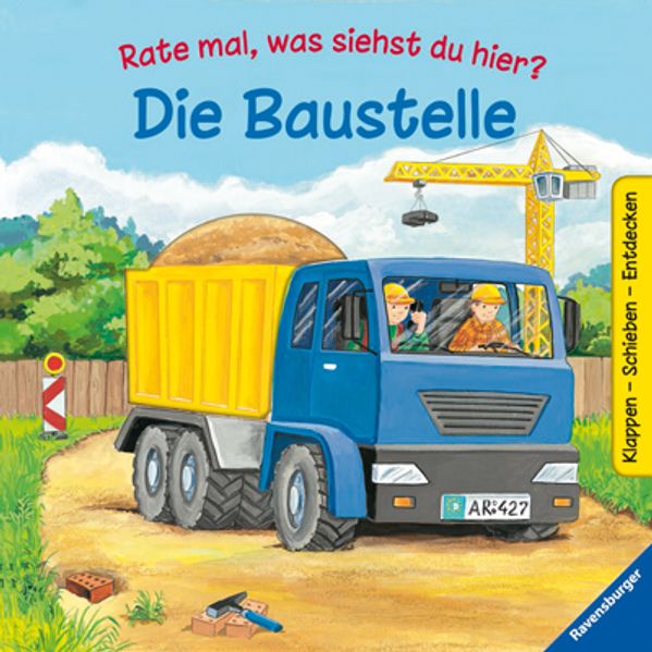 Rate mal, was siehst du hier? Die Baustelle