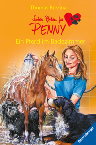 Ein Pferd im Badezimmer