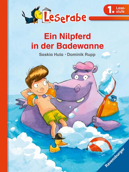 Leserabe 1. Lesestufe - Ein Nilpferd in der Badewanne