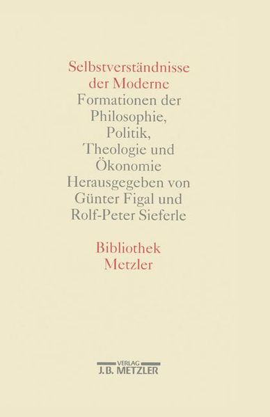 Selbstverständnisse der Moderne