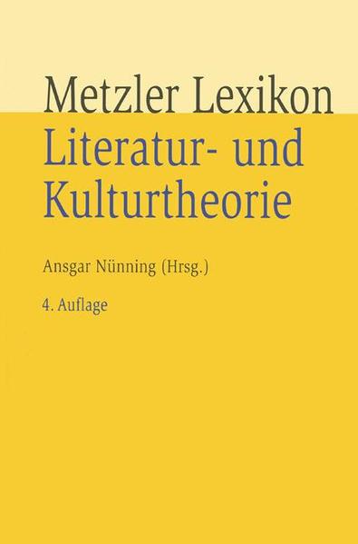 Metzler Lexikon Literatur- und Kulturtheorie