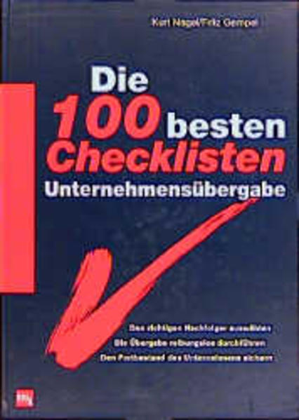 Die 100 besten Checklisten Unternehmensübergabe