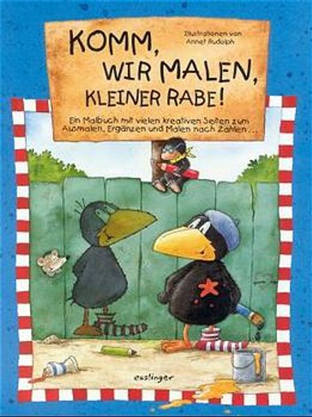 Komm, wir malen, kleiner Rabe!