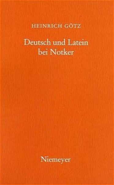 Deutsch und Latein bei Notker