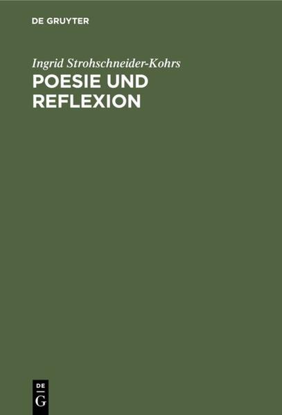 Poesie und Reflexion