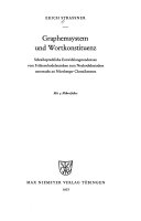 Graphemsystem und Wortkonstituenz