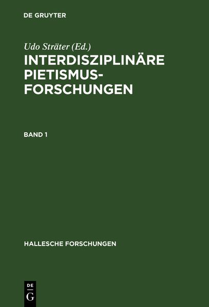 Interdisziplinäre Pietismusforschung