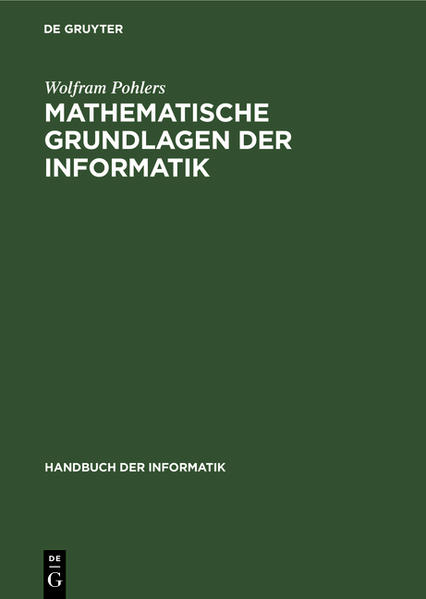 Handbuch der Informatik / Grundlagen / Mathematische Grundlagen der Informatik