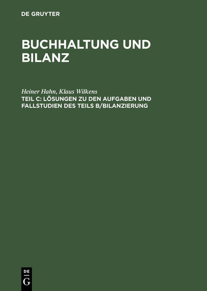 Buchhaltung und Bilanz / Buchhaltung und Bilanz Teil C: Lösungen