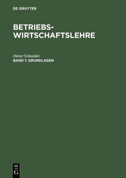 Betriebswirtschaftslehre / Grundlagen