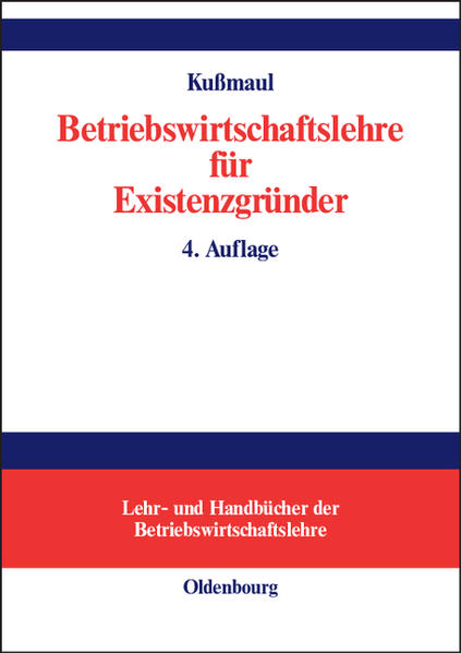Betriebswirtschaftlehre für Existenzgründer