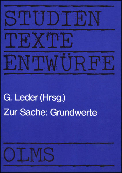 Zur Sache: Grundwerte