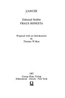 Renaissance Latin Drama in England. Second Series: Plays associated... / Cancer. - Edmund Stubbe: Fraus Honesta