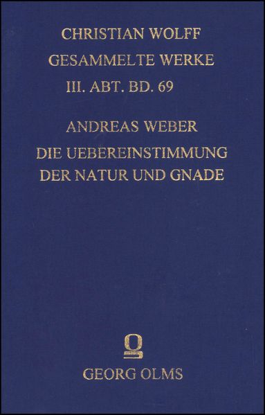 Die Uebereinstimmung der Natur und Gnade