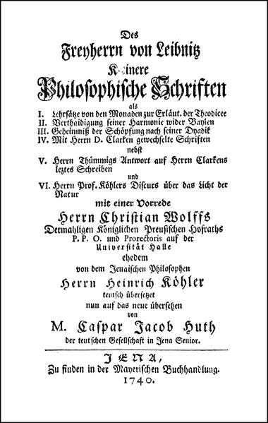 Kleinere Philosophische Schriften