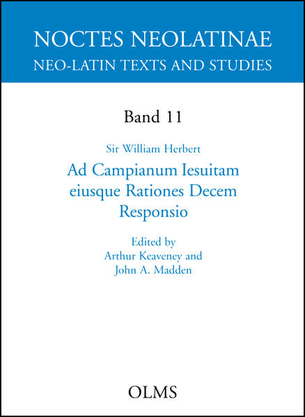 Ad Campianum Iesuitam eiusque Rationes Decem Responsio.