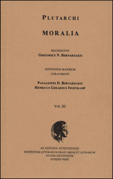 Moralia. Vol. III.