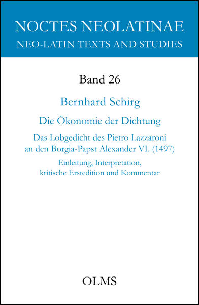 Die Ökonomie der Dichtung