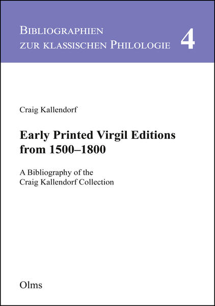 Early Printed Virgil Editions from 1500–1800