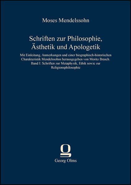 Schriften zur Philosophie, Ästhetik und Apologetik