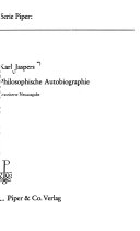 Philosophische Autobiographie