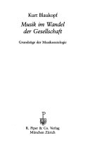Musik im Wandel der Gesellschaft