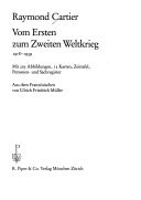 Vom Ersten zum Zweiten Weltkrieg
