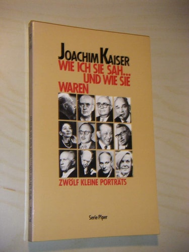 Wie ich sie sah... und wie sie waren